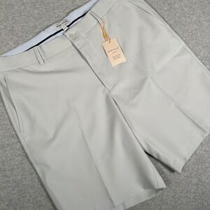 Peter Millar Salem Performance Shorts Men's 34 Gray 9"‎ Crown Sport Golf NEW NWT